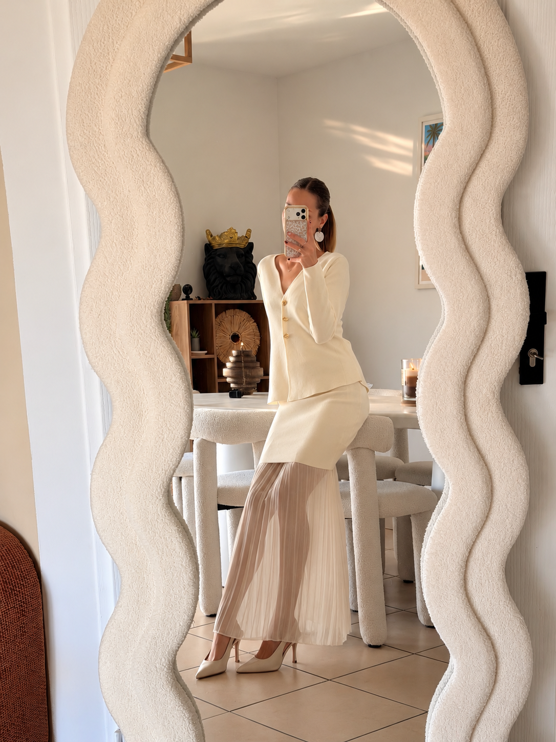 Ensemble JEANNE blanc