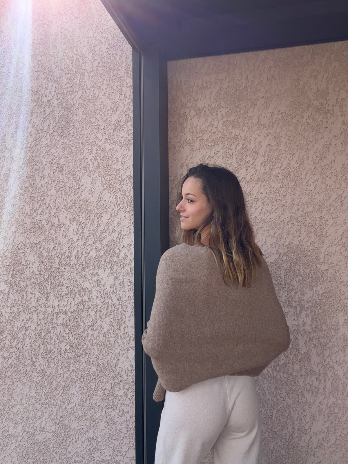 Pull CAPE écru