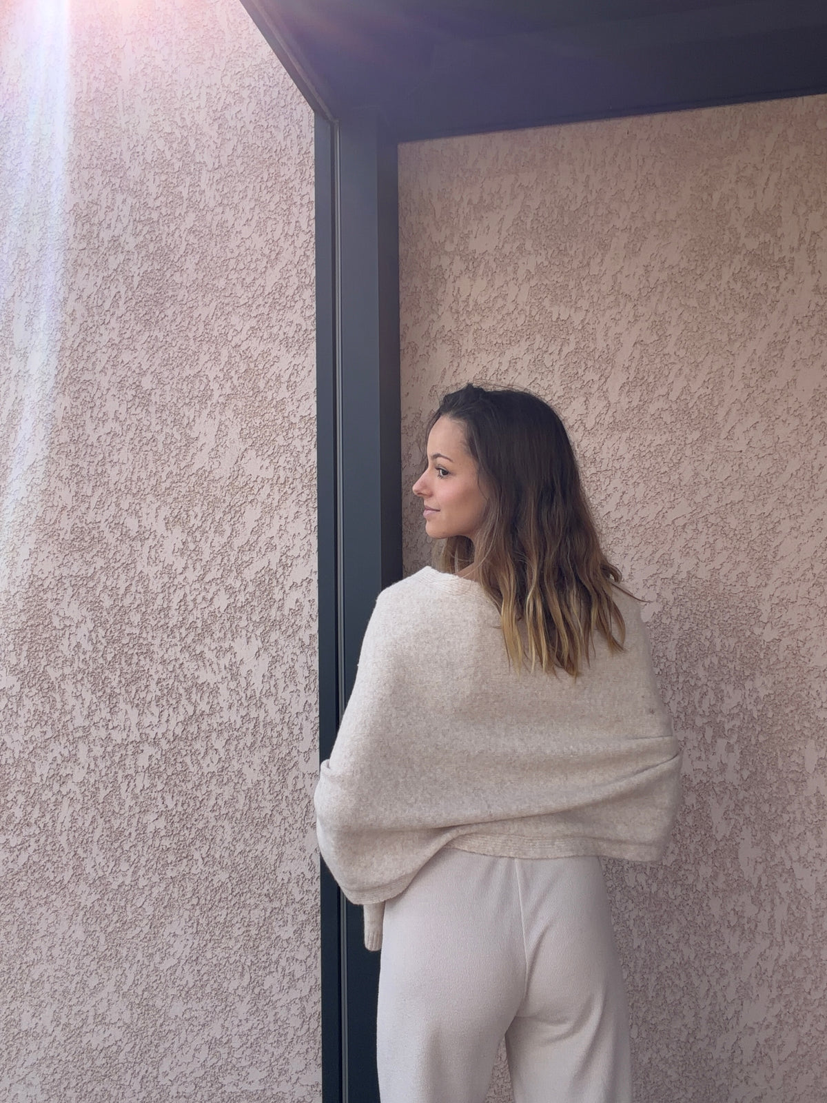 Pull CAPE beige