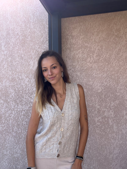Pull LILOU beige