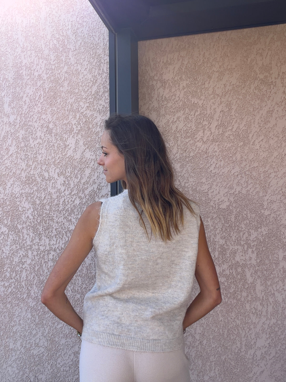 Pull LILOU beige