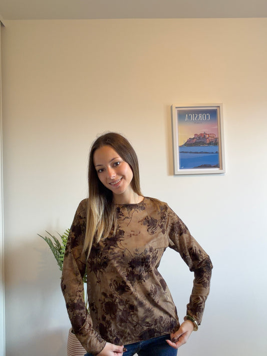Sous-pull FLEUR beige