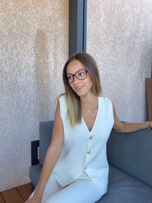 Ensemble OLIVIA blanc