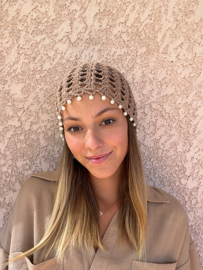 Bonnet PERLÉ écru