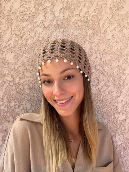 Bonnet PERLÉ écru