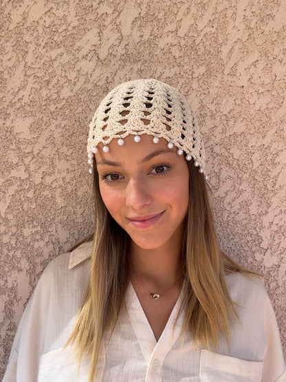Bonnet PERLÉ beige