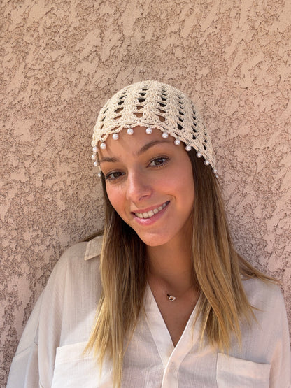 Bonnet PERLÉ beige
