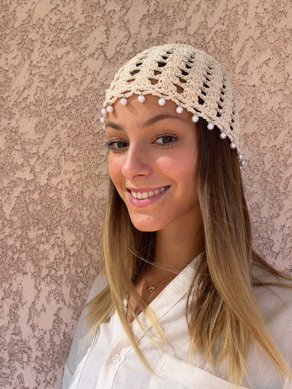 Bonnet PERLÉ beige