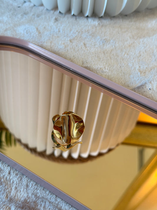 Bague VAGUE doré