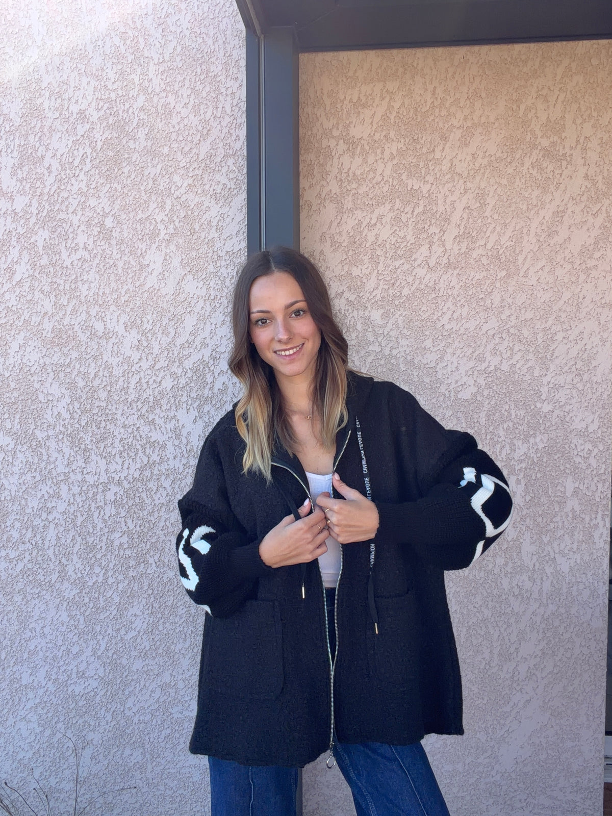 Manteau LOVE noir