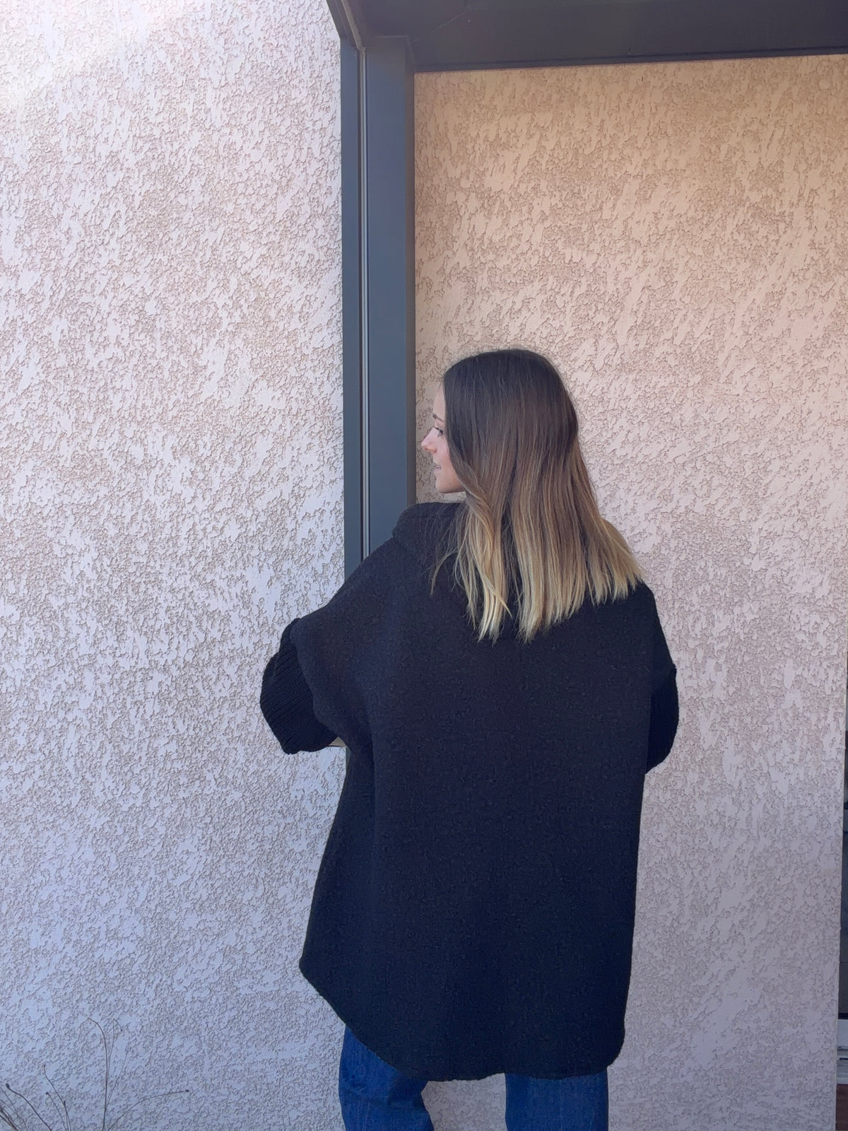 Manteau LOVE noir