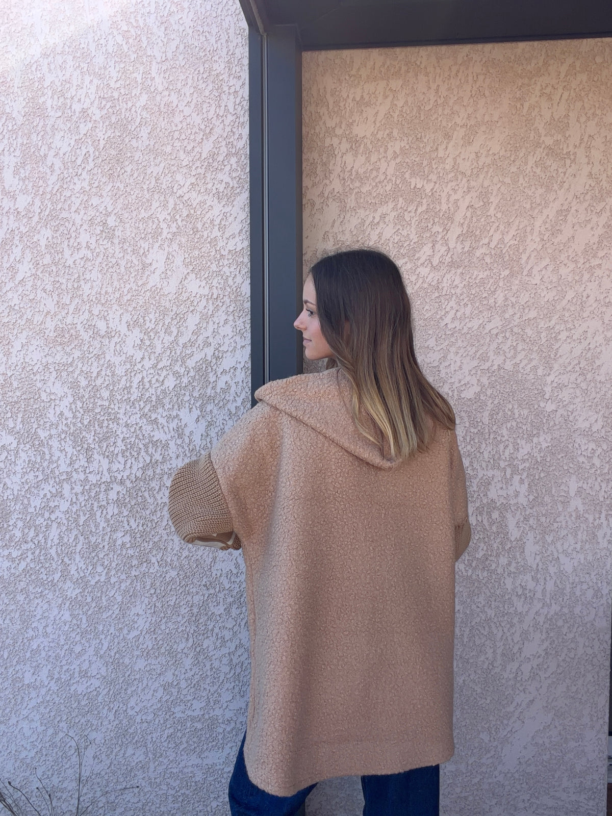 Manteau LOVE écru