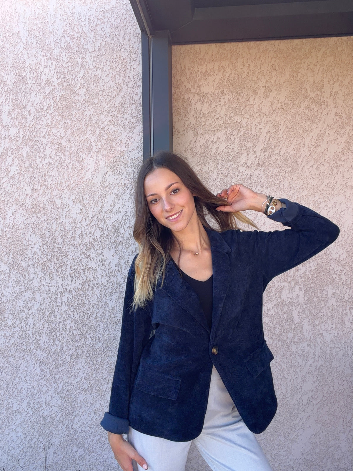 Blazer CAMILLIA bleu