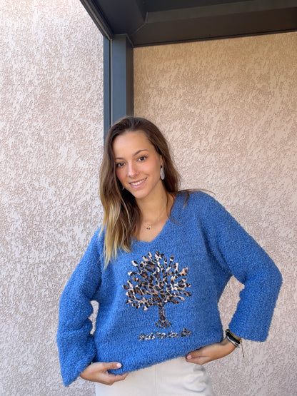 Pull VIE bleu