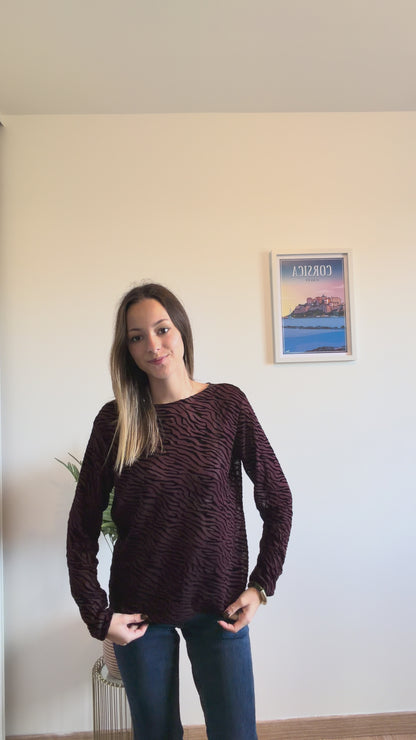 Sous-pull ZÈBRE rouge